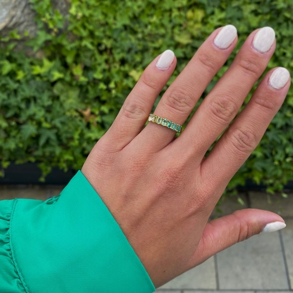 Mads Z - Poetry Emerald ring i 14kt. guld 1544053